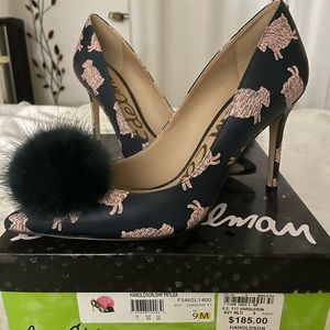 Same Edelman Heels - Limited Edition Lamb Pattern